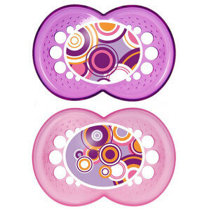 MAM Original Silicone Soother 16-36M Girl (2 pcs)