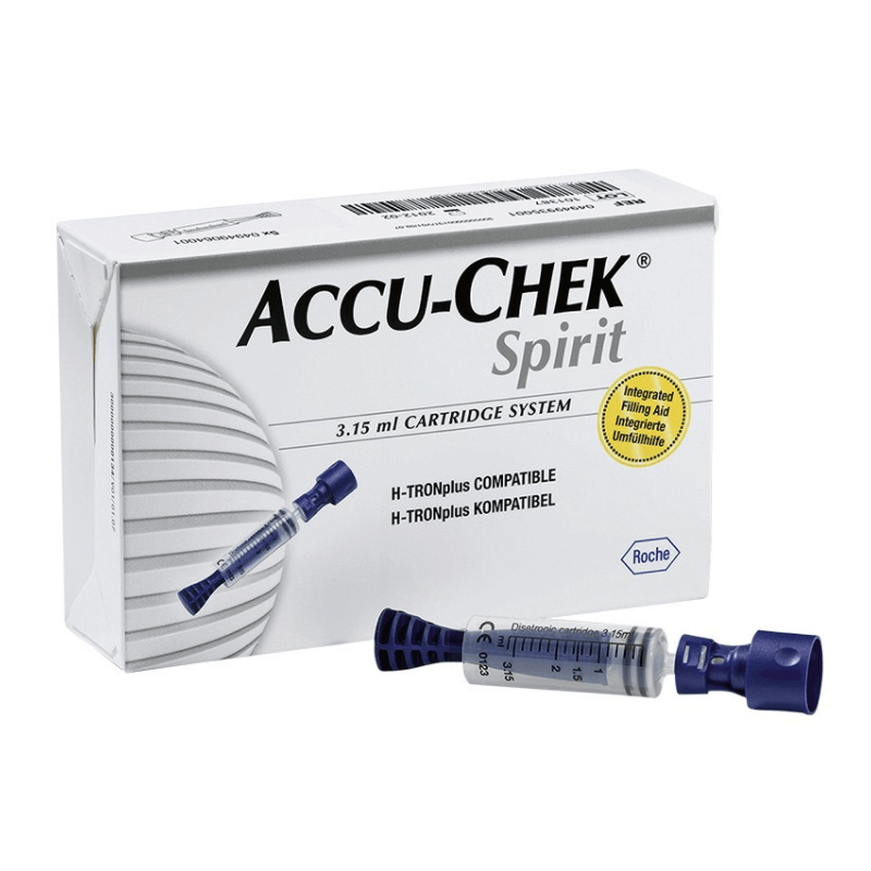 Accu-Chek Spirit le système d'ampoules 3,15 ml (25 pièces)