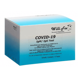 WILLI FOX COVID-19 IgM/ IgG Schnelltest (5 Stk)