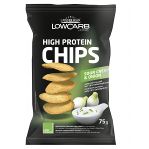Layenberger Chips Crème sure et oignon à haute teneur en protéines (75g)