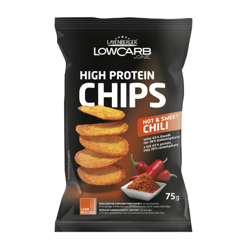 Layenberger Chips High Protein Hot & Sweet Chili (75g)