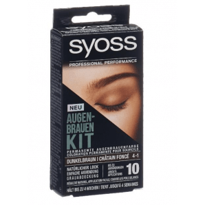 Syoss Augenbrauen-Kit dunkelbraun (10ml)