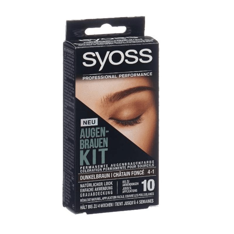 Buy Syoss Dark Brown Eyebrow Kit 10ml Online Kanela