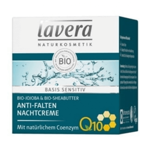 Lavera Basis Sensitiv Crème de Nuit Anti-Rides (50 ml)