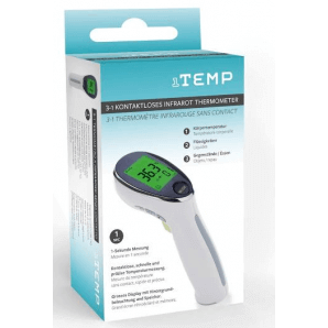 1TEMP 3in1 kontaktloses Infrarot Thermometer (1 Sec)