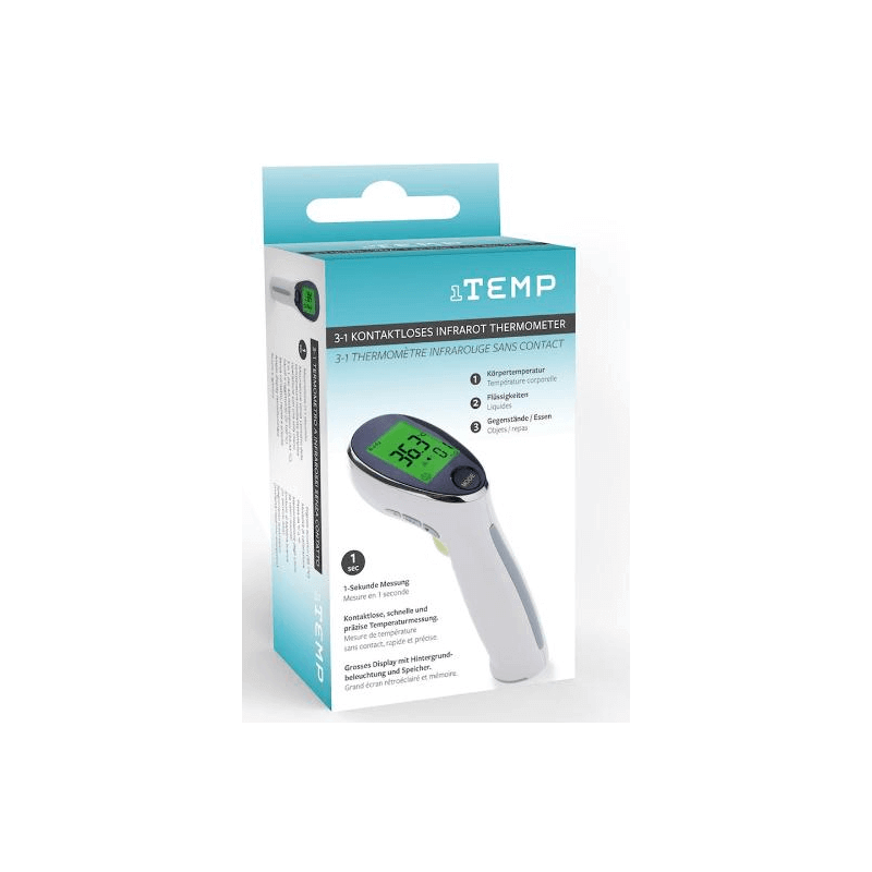1TEMP 3in1 contactless infrared thermometer (1 sec)