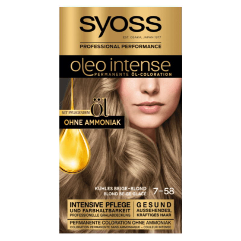 Buy Syoss Oleo Intense 7 58 Cool Beige Blond Online Kanela