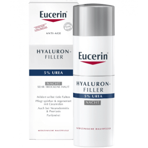 Eucerin HYALURON-FILLER 5% Urea Night Cream (50ml)