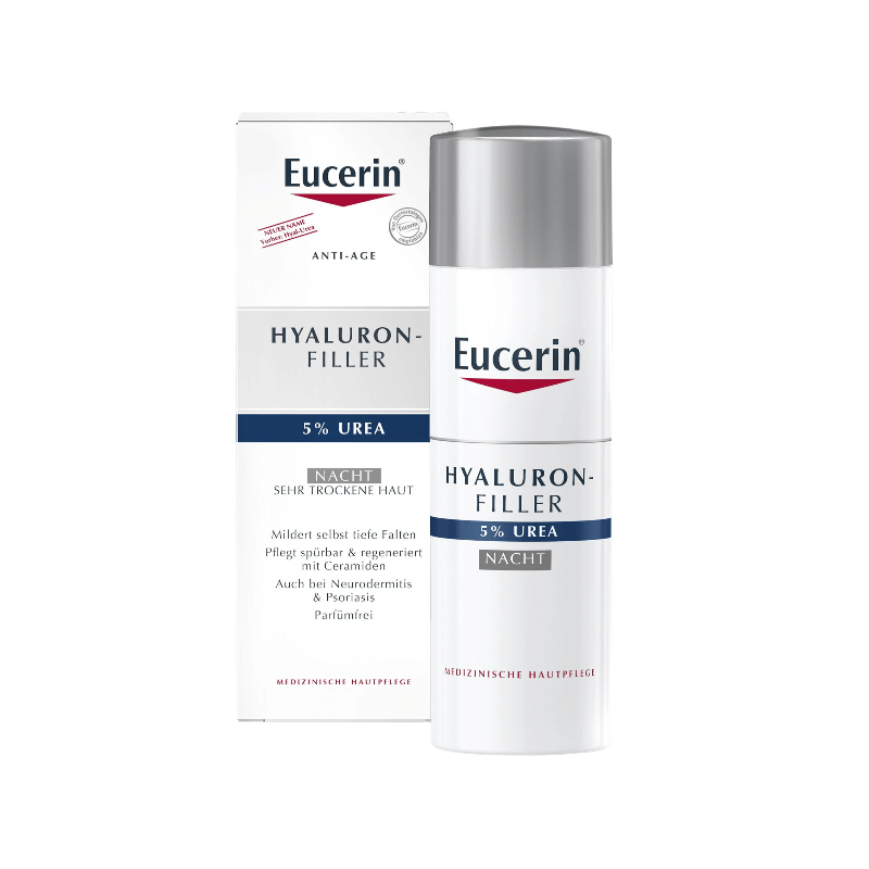 Eucerin HYALURON-FILLER 5% Urea Night Cream (50ml)
