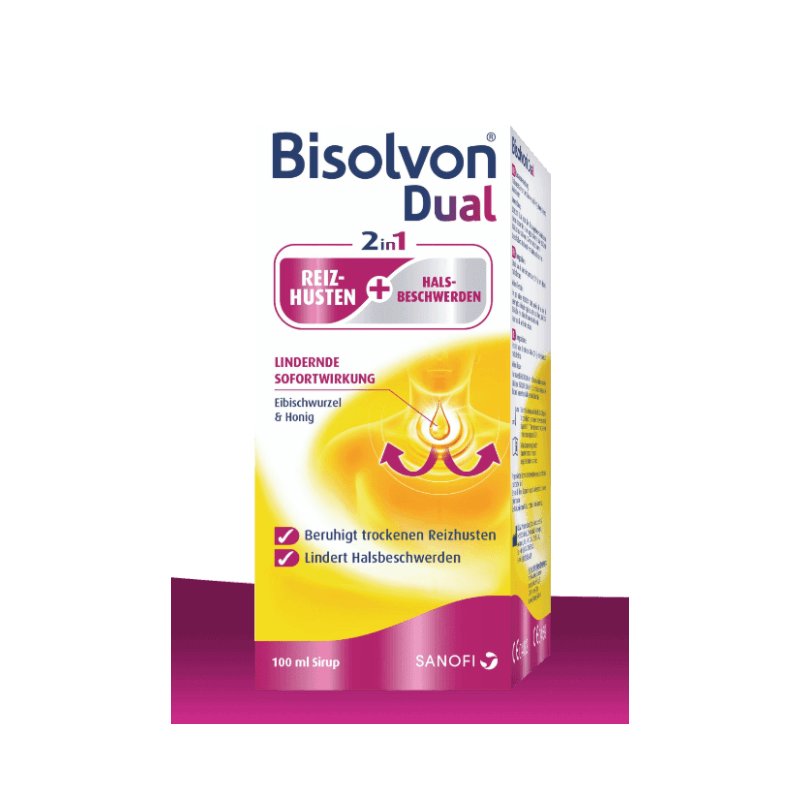 Bisolvon Dual 2 in 1 cough syrup (100ml)
