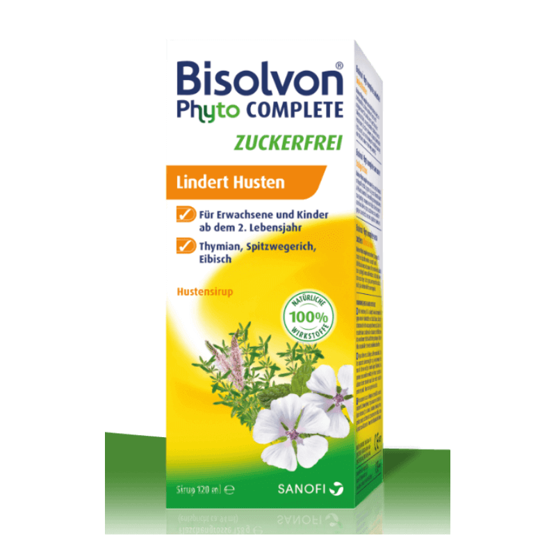 Bisolvon Phyto Complete zuckerfrei Hustensirup (120ml)