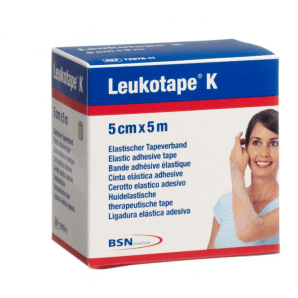 Leukotape K le pansement en plâtre couleur peau (5 mx 5 cm)