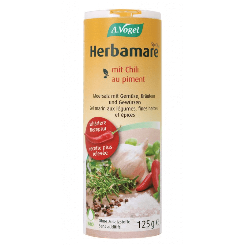 A. Vogel Herbamare Spicy Sea Salt with Chili Table Shaker (125g)