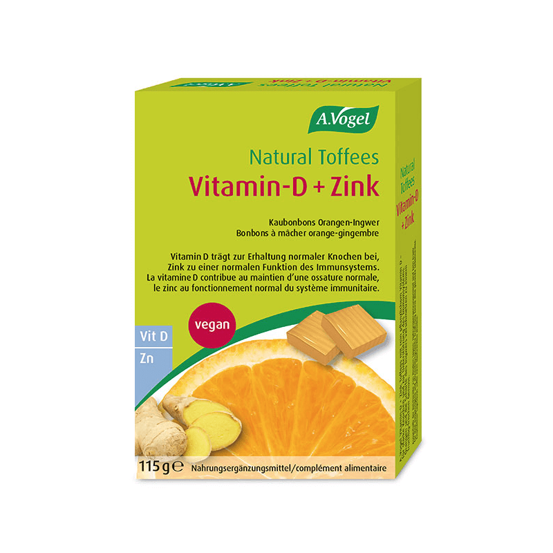 A. Vogel Natural Toffees Vitamin-D + Zink (115g)