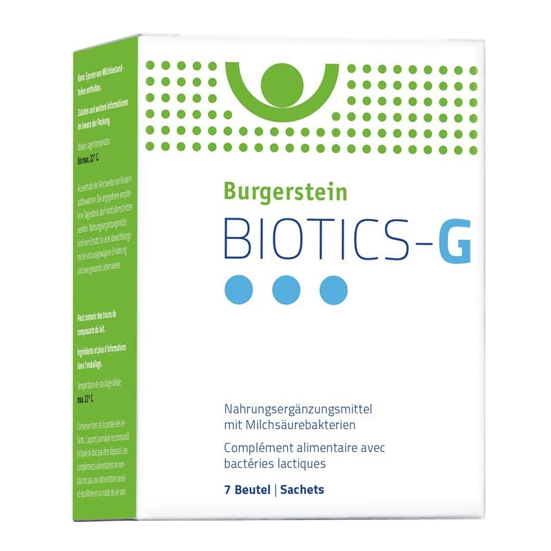 Burgerstein Biotics-G de la poudre (7 pièces)
