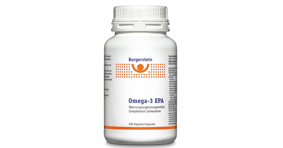 Burgerstein Omega 3-EPA Kapseln (100 Stk)