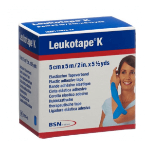 Leukotape K adhesive bandage light blue (5m x 5cm)
