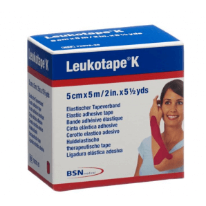 Leukotape K adhesive bandage pink (5m x 5cm)