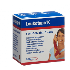 Leukotape K plaster bandage red (5m x 5cm)