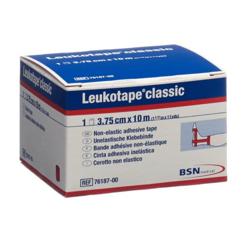 Leukotape classic plaster tape red (10m x 3.75cm)