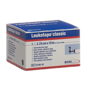 Leukotape classic plaster tape black (10m x 3.75cm)