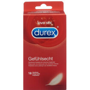 Durex préservatifs sensation classic (18 pièces)
