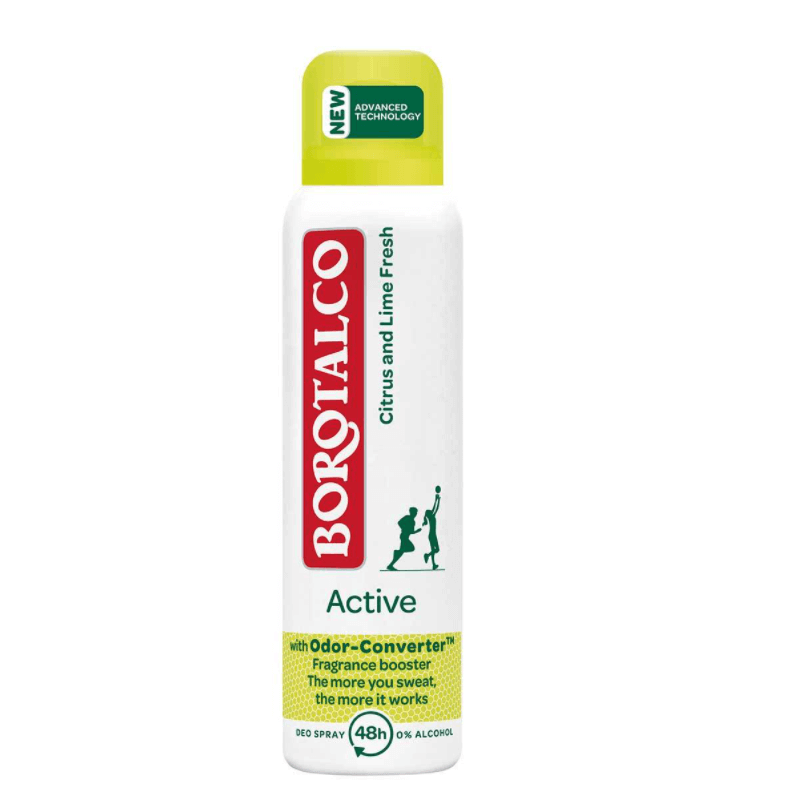 Borotalco Active Spray Zitrone Limette (150ml)
