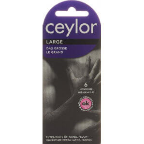 Ceylor préservatif grand (6 pièces)