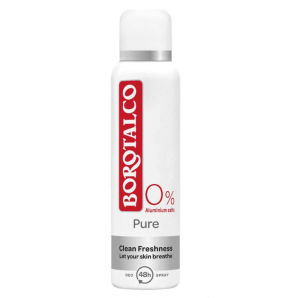 Borotalco Deodorant Pure Clean Freshness Spray (150ml)