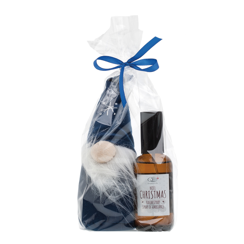 Aromalife gift set room spray Christmas Gnome blue (1 pc)