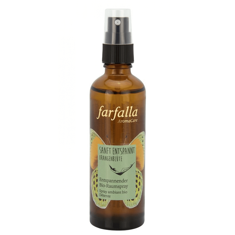 Farfalla Gently Relaxed Orange Blossom Organic Room Spray (75ml)