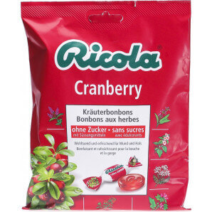 Ricola cranberry sweets without sugar (125g)