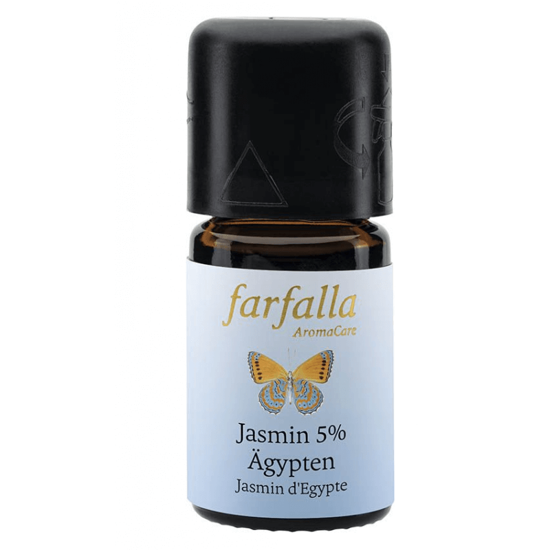 Farfalla essential oil Jasmine Egypt 5% (95% alc.) absolute (5ml)