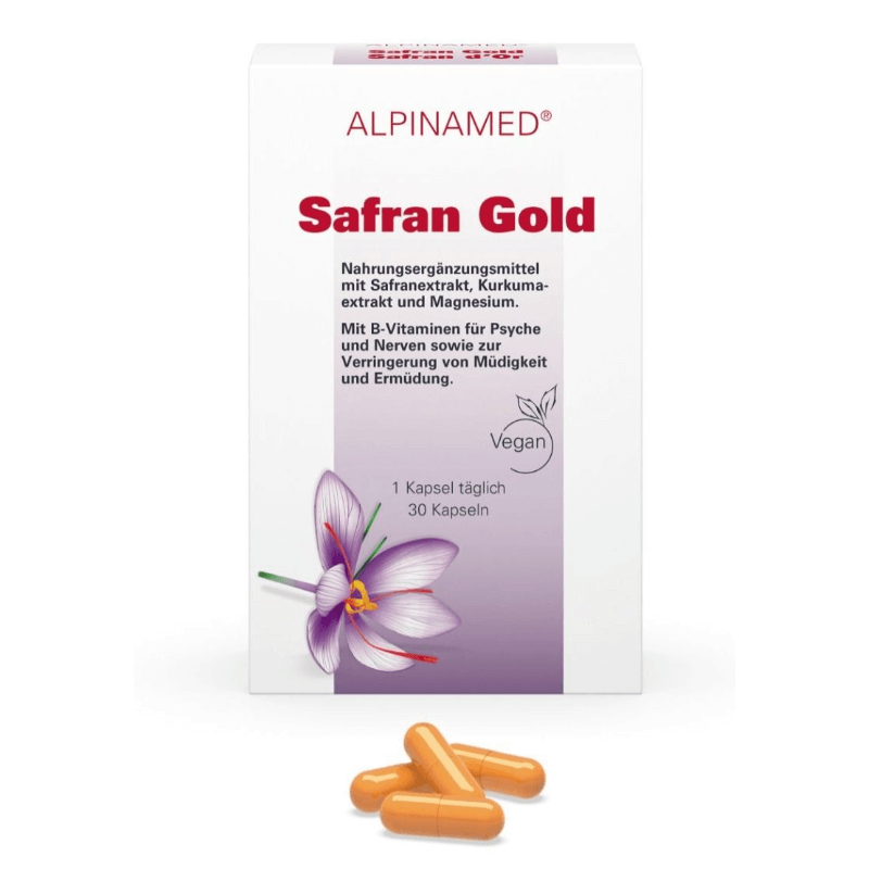 Alpinamed Safran Gold Kapseln (30 Stk)