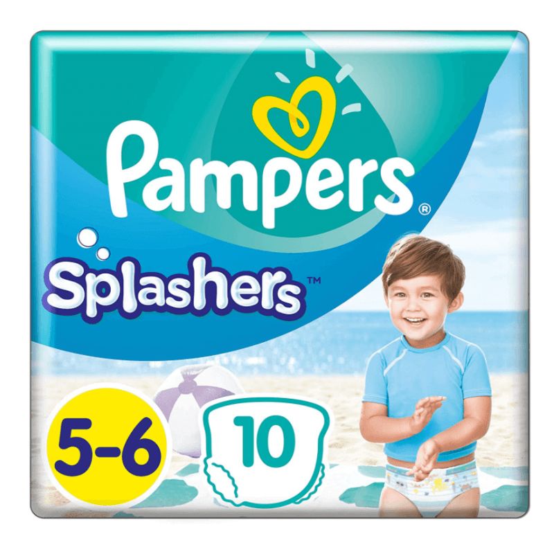 Pampers Splashers size 5-6 carry pack (10 pieces)