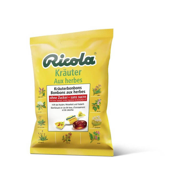 Ricola herbal sweets without sugar (125g)
