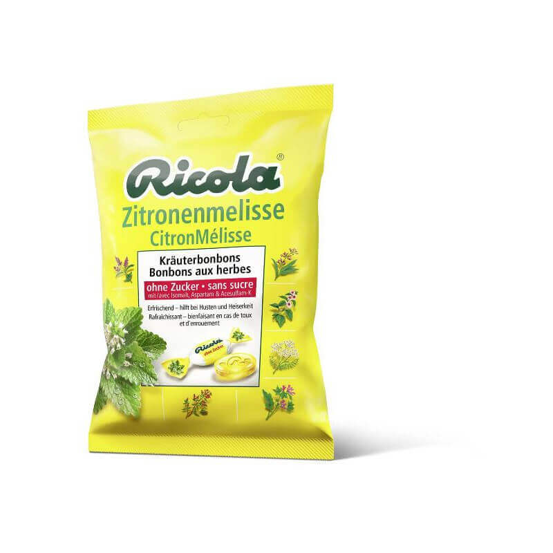 Ricola lemon balm sweets without sugar (125g)