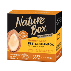 Nature Box le shampooing solide à l'huile d'argan (85g)