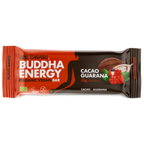 ISWARI Buddha Energy Organic Bar Cocoa & Guarana (15x35g)