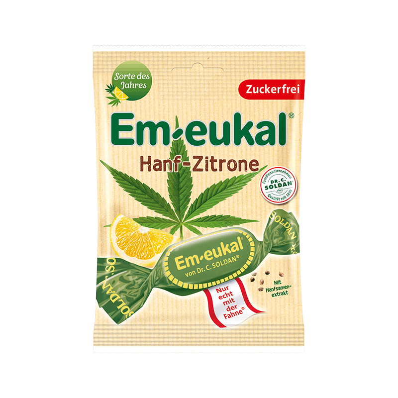 Emeukal Chanvre Citron sans Sucre (75g)