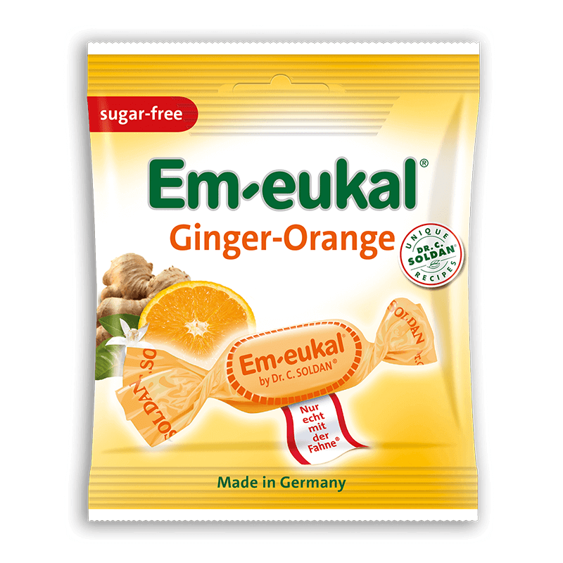 Emeukal Ginger Orange Sugar Free (50g)