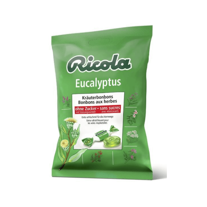 Ricola Eucalyptus sweets without sugar (125g)