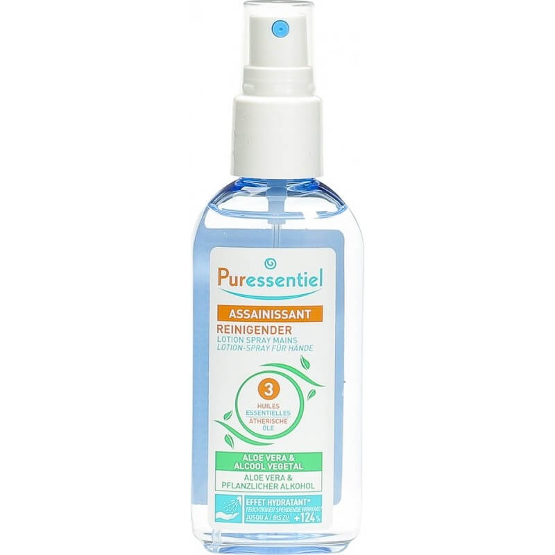 Puressentiel Purifying Antibacterial Lotion Spray, Hand Sanitizer
