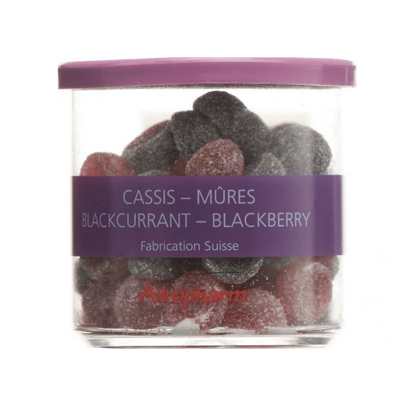 Adropharm cassis blackberry irritant pastilles (140g)