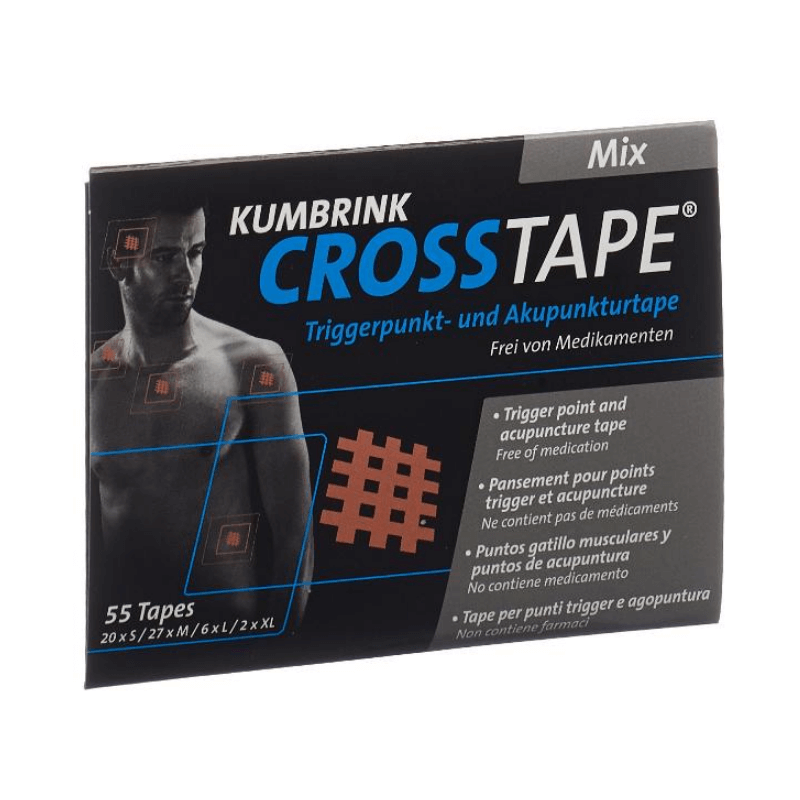CROSSTAPE pain and acupuncture tape mix (55 pieces)