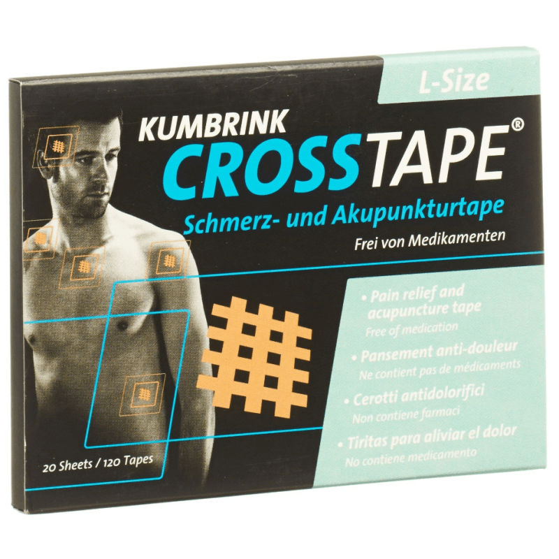 CROSSTAPE pain and acupuncture tape size L (120 pieces)