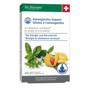 Dr. Dünner Ashwagandha Energia + Nervi Capsule (40 Capsule)