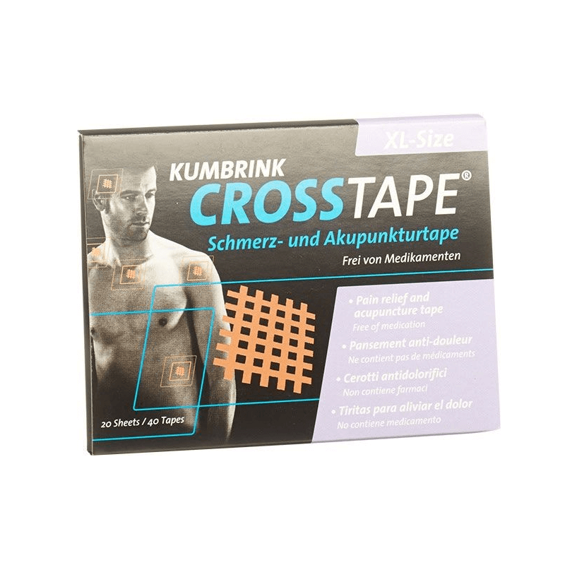 CROSSTAPE pain and acupuncture tape size XL (40 pieces)