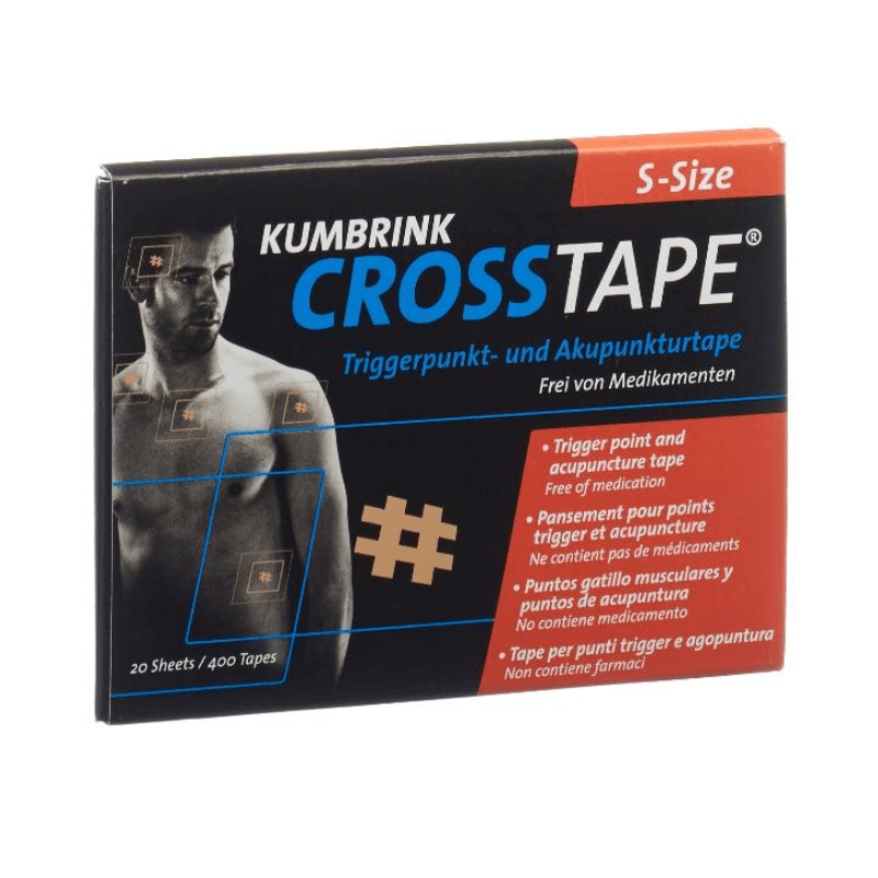 CROSSTAPE pain and acupuncture tape size S (400 pieces)