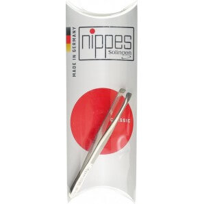 Nippes Tweezers 8cm Straight Nickel-Plated